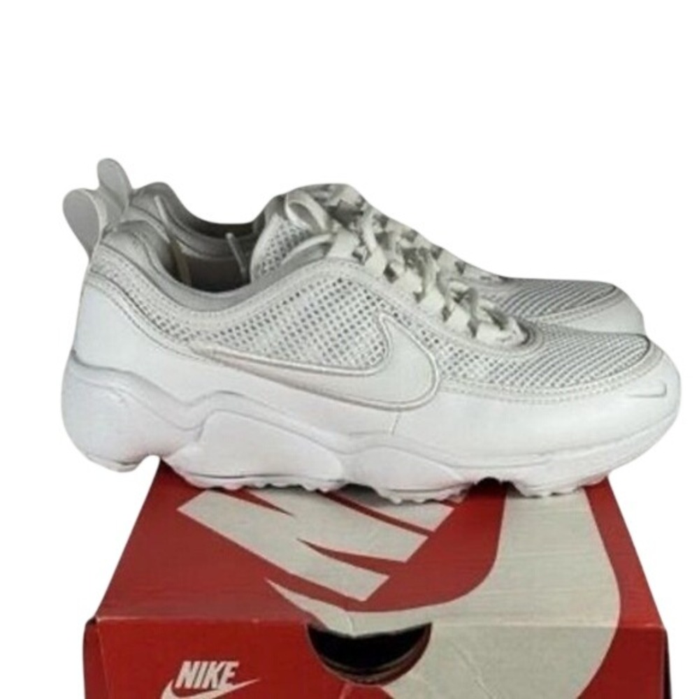 Nike Airโ Zoom Spiridon 16 White Mesh Running Shoes 905221-100 Womens 6